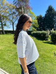 Denim Stripe Top Katie