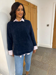 Navy Super Soft Knit Aurora