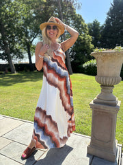 Stone Marble Tide Dress Odette