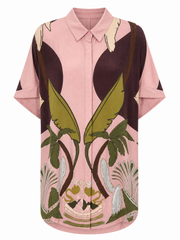 Pink Palm Sketch Tunic Blythe