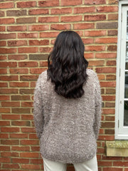 Mocha Eyelash Knit Marilyn