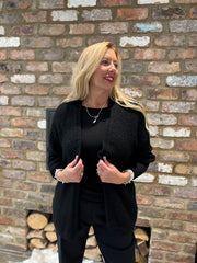 Black Edge Top Edge Cardi Lynn