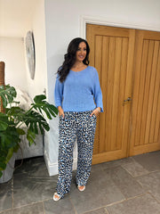 Denim V Neck Knit Jodie
