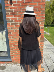 Black Pleated Dress Two Piece Jocelyn
