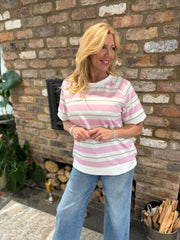 Pink Striped Top Addison