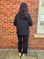Black Trouser Suit Celine