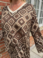 Chocolate Diamond Shimmer Dress Freya