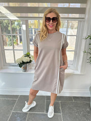 Mocha Designer Inspired Sports Dress Carrie