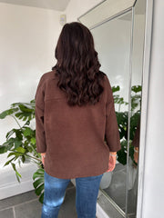 Chocolate Tree of Life Ribbed Sweatshirt Brooke