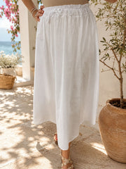White Maxi Skirt Everly