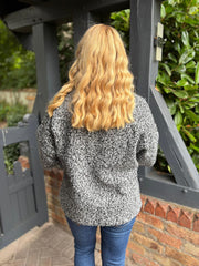 Grey Marl Boucle Jacket Lara