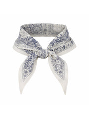 Cream Paisley Tile Scarf