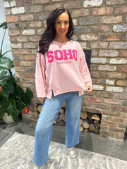 Pink Soho Sweatshirt Aubrey