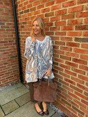 Denim Soft Touch Aboriginal Knit Ava