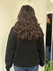 Black Teddy Fleece Jacket Ayla
