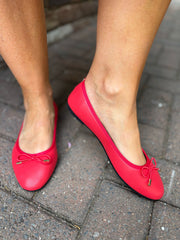 Red Ballet Pump