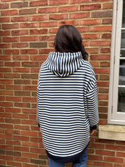 Navy Striped Hoodie Eleanor