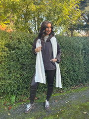 Chocolate Quilted Jacket Lucia