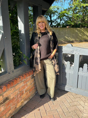 Chocolate Soft Knit Amelia