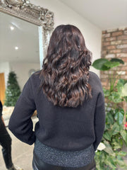 Black Embellished Shoulder Knit Maddie