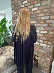 Navy Waterfall Cardi Juliet