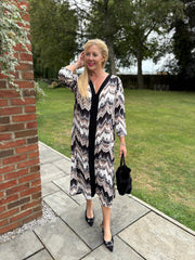 Stone Zig Zag Longline Dress Briella