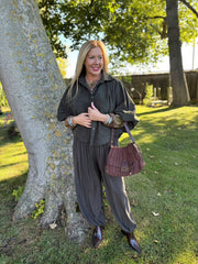 Khaki Cord Jacket Paloma