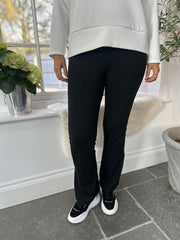 Black Kick Flare Gym Leggings