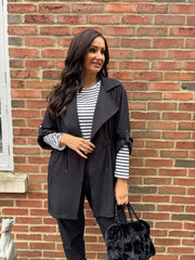 Black Tie Waist Jacket Charlotte