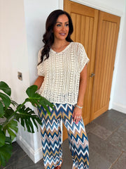 Stone Crochet Knit Hazel