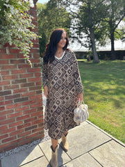 Chocolate Diamond Shimmer Dress Freya