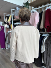 Stone Cropped Trench Coat