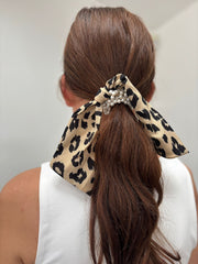 Stone Leopard Beaded Bobble