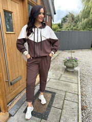 Chocolate Zip Up Hoodie Imogen