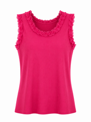Lipstick Ruffle Vest Simone