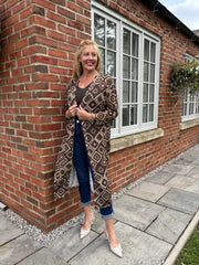 Chocolate Diamond Shimmer Cardigan Freya