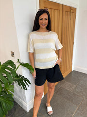 Black Relaxed Shorts Sienna