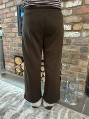 Chocolate Wide Leg Jogger Alice