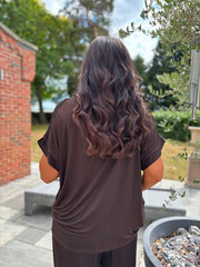Chocolate Shimmer Tee Aubrey
