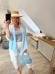 Light Blue Bubble Cotton Jacket Beth