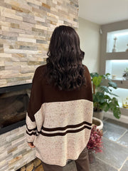 Chocolate Block Stripe Jumper Bethany
