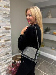 Black Cropped Velour Jacket