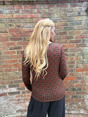 Chocolate Tartan Super Soft Round Neck