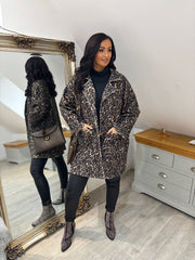 Leopard Print Coat Maxine