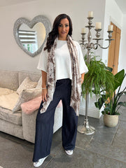 Winter White Reverse Seam Round Neck Diana