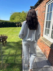 Grey Two Stripe Leisure Set Kendal