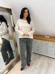 Stone Animal Pattern Knit Louisa