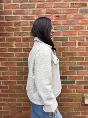 Stone Brushed Wool Jacket Lynda