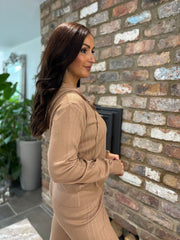 Camel Diamante Two Piece Tracksuit Nina