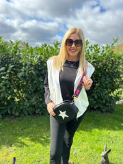 Black Star Crossbody Bag